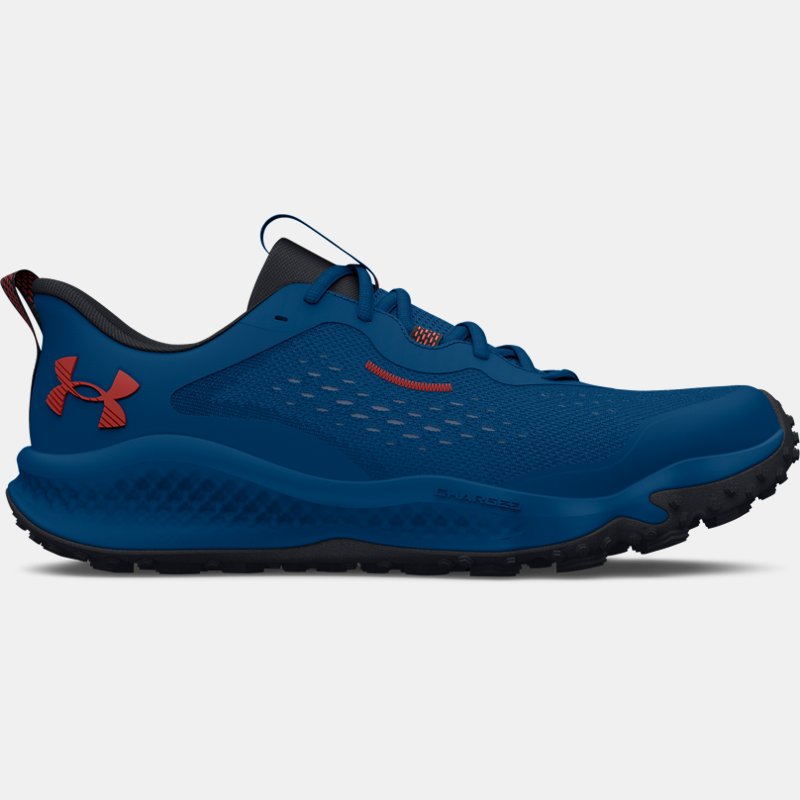 Men's  Under Armour  Charged Maven Trail Running Shoes Varsity Blue / Varsity Blue / Heritage Red 8